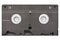 Video cassette, rear side isolated on white background
