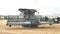 Video of combined harvester threshing machine cutting, harvesting corn Rotherham South Yorkshire UK