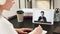 video conference virtual chat employee ceo tablet