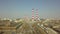 video from the drone. flight over the industrial zone of with a beautiful view of the thermal power plant.