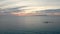 Video with drone of the sky at sunset in Palmarin the Canary Islands
