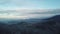 Video flying through the trees over the Appalachian mountains in the early morning mist