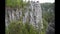 Video footage of canyon in Saxon Switzerland sandstone rocks near bastei bridge