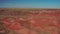 Video footage panning right across the desolate terrain in Petrified Forest NP