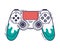 Video Game Console, Gamepad Controller, Game Player Gadget Hand Drawn Vector Illustration