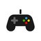 Video game controller icon. Joystick, game play vector icon. Video game player. Isolated on white background