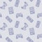 Video game controller icons pattern