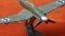 Video game miniature fighter airplane Stuka