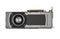 Video Graphics card with powerful GPU isolated on white background