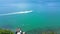 Video of green transparent water at All bay Saints in Salvador, Bahia, Brazil.