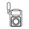 Video handycam isolated icon