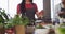 Video of happy diverse female friends preparing meal