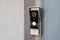 Video intercom in the entry of a house