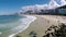 Video of Leme and Copacabana beach in Rio de Janeiro Brazil.