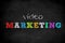 Video Marketing - chalkboard concept