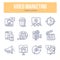 Video Marketing Doodle Icons