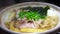 Video of Meat hot pot, japanese food, nabe sukiyaki style