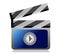 Video movie clipper illustration design