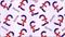 Video seamless loop animation of illustration Money- The British Pound