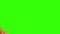 Video stop motion as a background. Sand pouring on a green background for chromakey. Animation in the form of a