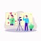 Video subscribe for video blogging site, Video blogging live telecast illustration concept, Video blog videos play And Subscribe,