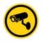 Video surveillance icon.CCTV camera