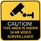 Video surveillance sign