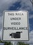 Video Surveillance Sign