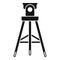 Video tripod icon simple vector. Photo camera stand