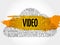 VIDEO word cloud