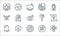 videoblogger line icons. linear set. quality vector line set such as spotlight, no, notification, hashtag, network, drone, action