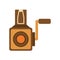 Videocamera icon. Retro Technology design. Vector graphic