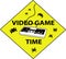 Videogame time sign