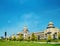 The Vidhana Soudha located in Bangalore, is the seat of the state legislature of Karnataka