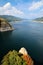 Vidraru Lake in Fagaras mountains, Romania