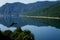 The Vidraru lake in Fagaras mountains of Romania