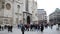 VIENNA - 12 oct 2016: View of Stephansdom in Vienna, Austria. Tourists walking near landmark