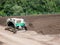 Vienna -5 june 2019: an industrial machine prepared to work on a compost plant