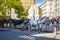 Vienna, Austria - 19.08.2018: Fiaker horse carriage for tourists