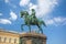Vienna, Austria - 19.08.2018: Statue of Archduke Albrecht 1899
