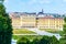 VIENNA, AUSTRIA - 23 JULY, 2019: Schonbrunn Palace, German - Schloss Schonbrunn, and Great Parterre - French Garden with