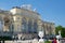 VIENNA, AUSTRIA - APR 29th, 2017: The Gloriette houses a cafe and an observation deck which provides panoramic views of