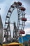 VIENNA, AUSTRIA - AUGUST 17, 2012: View of Prater giant wheel e