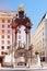 Vienna. Austria. Baroque Wedding Fountain, also known as the Josefsbrunnen, on Hoher Markt Square.