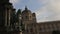 Vienna, Austria - Circa December 2019: Maria Theresia Monument, low angle, Art museum in background