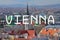 Vienna, Austria city name postcard