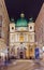 VIENNA, AUSTRIA - DECEMBER 27, 2016: Famous Peterskirche Church in old town on December 27, 2016 in Vienna Austria