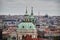 Vienna, Austria, Europe. Lovely twilight skyline view from above of Vienna. Iconic landmark and extremely popular