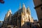 Vienna, Austria: Exterior view of the famous neo gothic Votivkirche Votive Church in Vienna