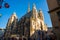 Vienna, Austria: Exterior view of the famous neo gothic Votivkirche Votive Church in Vienna